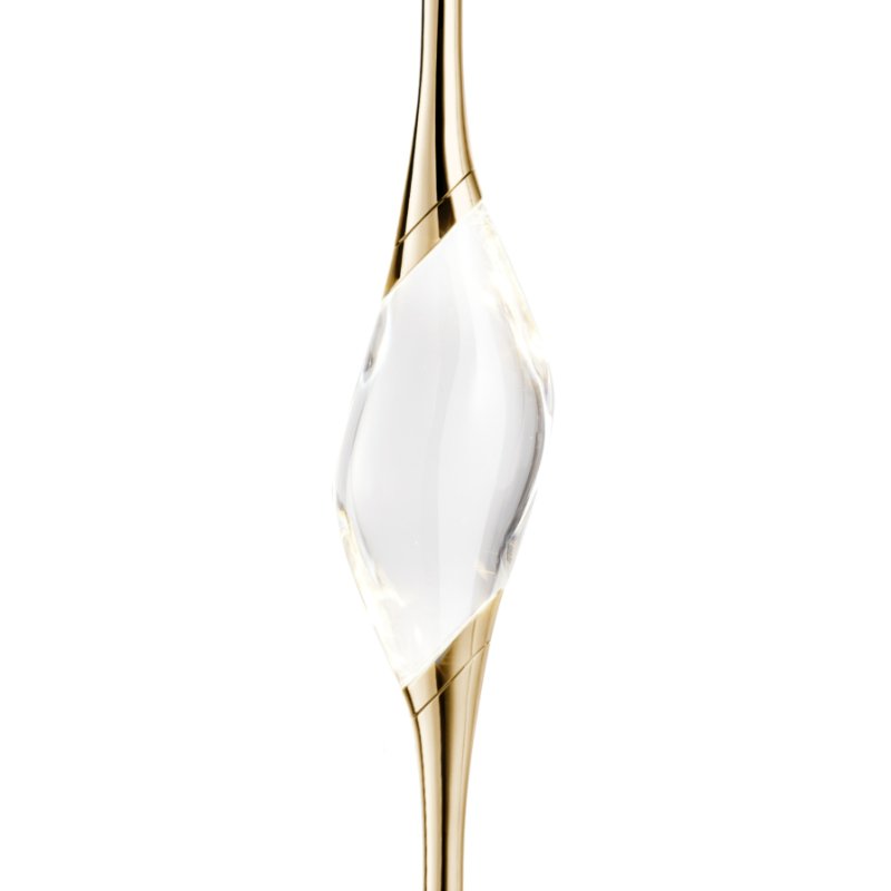 Gold finish on the Il Pezzo 12 Wall Sconce