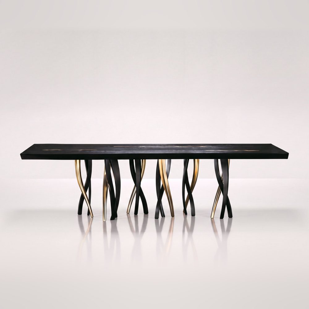 Il Pezzo 8 Black Table, dining table