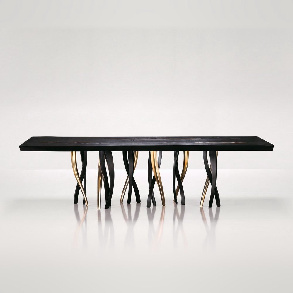 Il Pezzo 8 Black Table, dining table