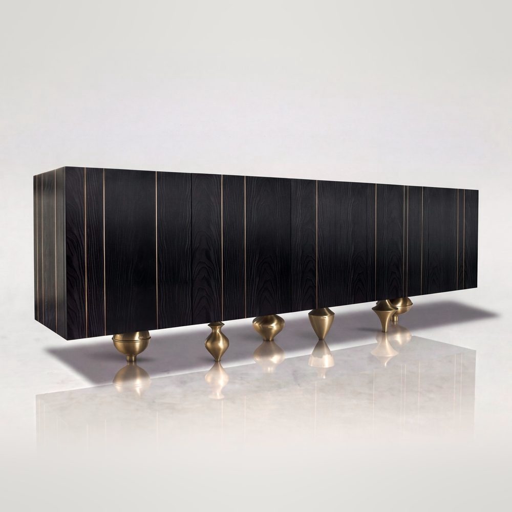 Il Pezzo 1 Black Credenza, sideboard
